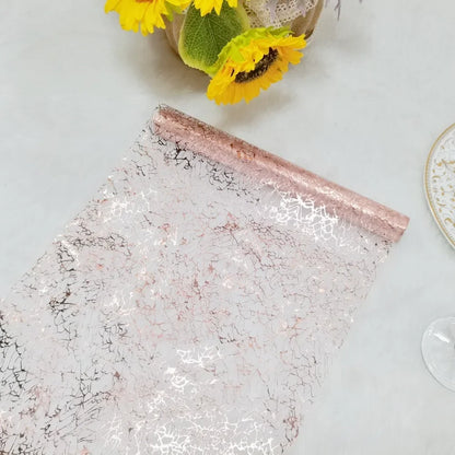 Sweetheart Table Runner Metallic Glitter Table Cloths Runner