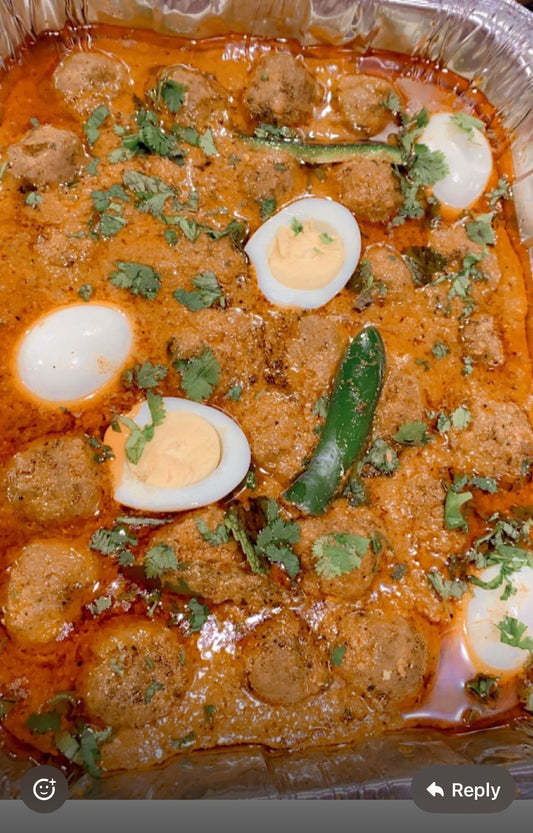 Beef Koftay With Eggs